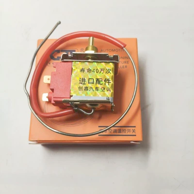[High Precision] Thermostat Car Air Conditioning Temperature Control Switch Adjustable Temperature 12V24V Universal Truck Temperature Controller (Automotive air conditioning) - high-precision-car-air-conditioner-temperature-control-switch-chuangjia-red