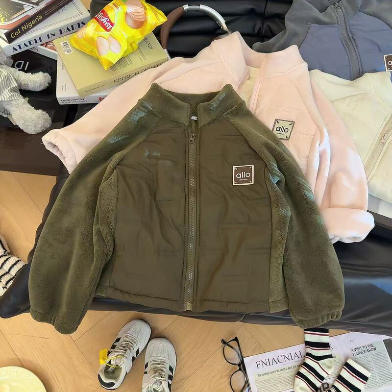 儿童夹棉加厚外套女童保暖棉衣秋冬装宝宝防风奥粒绒棉袄保暖上衣|undefined