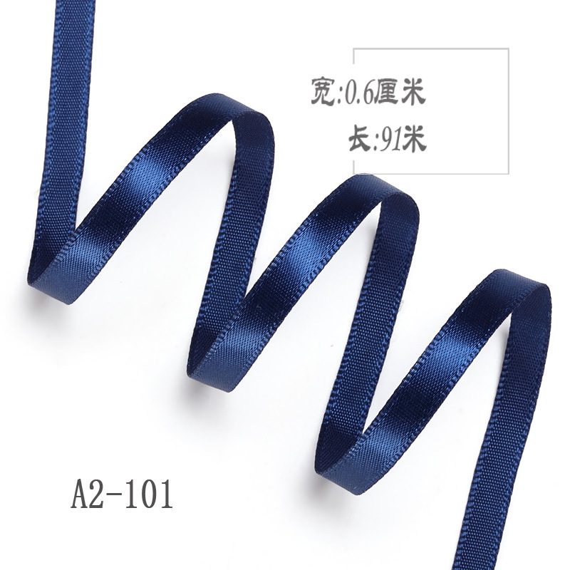 6mm poliéster con arco DIY cinta boda etiqueta marcador ropa cuerda de satén caja de regalo embalaje cinta delgada