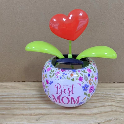 Car ornaments Solar Apple Flower Painted - 7