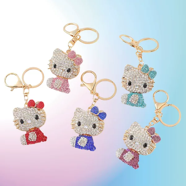 Korean Style Beaded Keychain for Women, Car Keychain Pendant, Cute Bag Pendant, Jewelry Keychain for Women, Korean Style