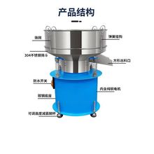 振动筛选机不锈钢小型豆浆过滤机喷涂料粉末面粉震动筛电动筛粉机
