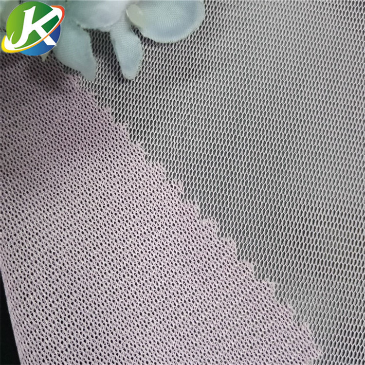 现货50D涤纶微弹六角弹力网 婚纱服饰裙子内衬网布 防虫罩网布