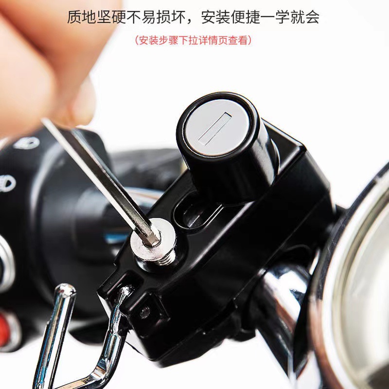 电动车头盔锁电瓶车摩托车通用防盗固定功能车把锁挂钩帽子头盔锁