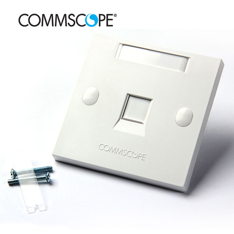 康普单口/双口/四口平口面板FPS-BS-1/2/4P-W安普760249249/51/53