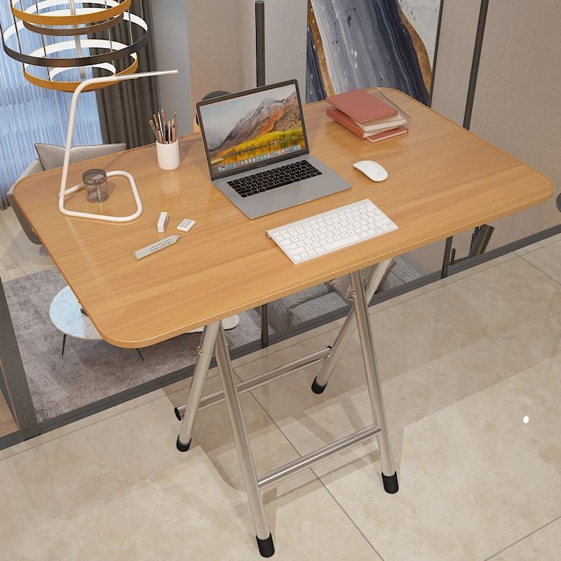 Mesa plegable simple portátil rectangular contra la pared pequeña mesa dormitorio de alquiler mesa de comedor pequeña mesa cuadrada al aire libre