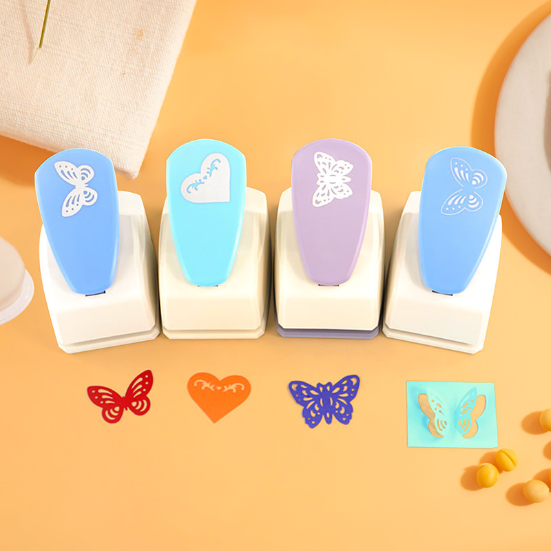 Cami Hollow Butterfly Hole Pattern Hole Puncher Children's DIY Manual Hole Puncher Hand-held Press Labor-saving Cami Hollow Butterfly Hole Pattern Hole Puncher Children's DIY Manual Hole Puncher Hand-held Press Labor-saving