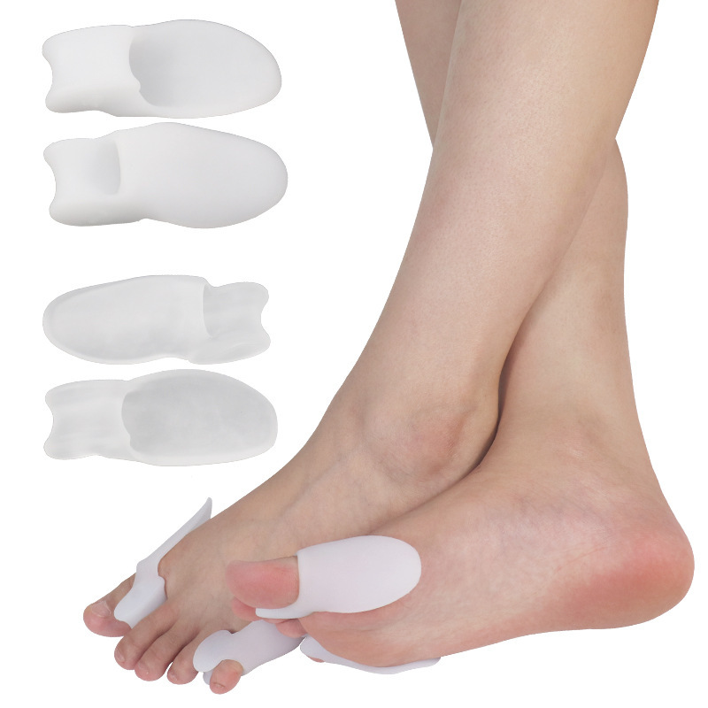 Silicone Big Toe Valgus Toe Separator Large Single Hole Small Single Hole Toe Corrector Big Foot Bone Daily Correction