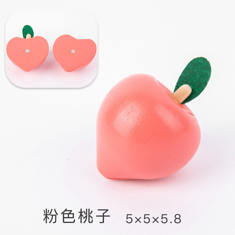 Los niños juegan casa cocina juguetes madera magnética verduras y frutas cortar madera frutas y verduras a granel traje al por mayor