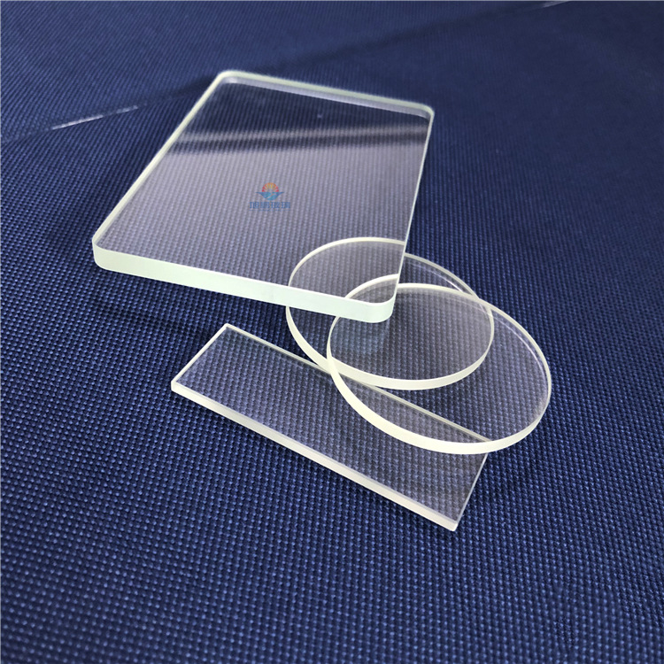 旭鹏CNC加工圆角钢化玻璃 3mm超白面板玻璃镜片 实验室测试用玻璃