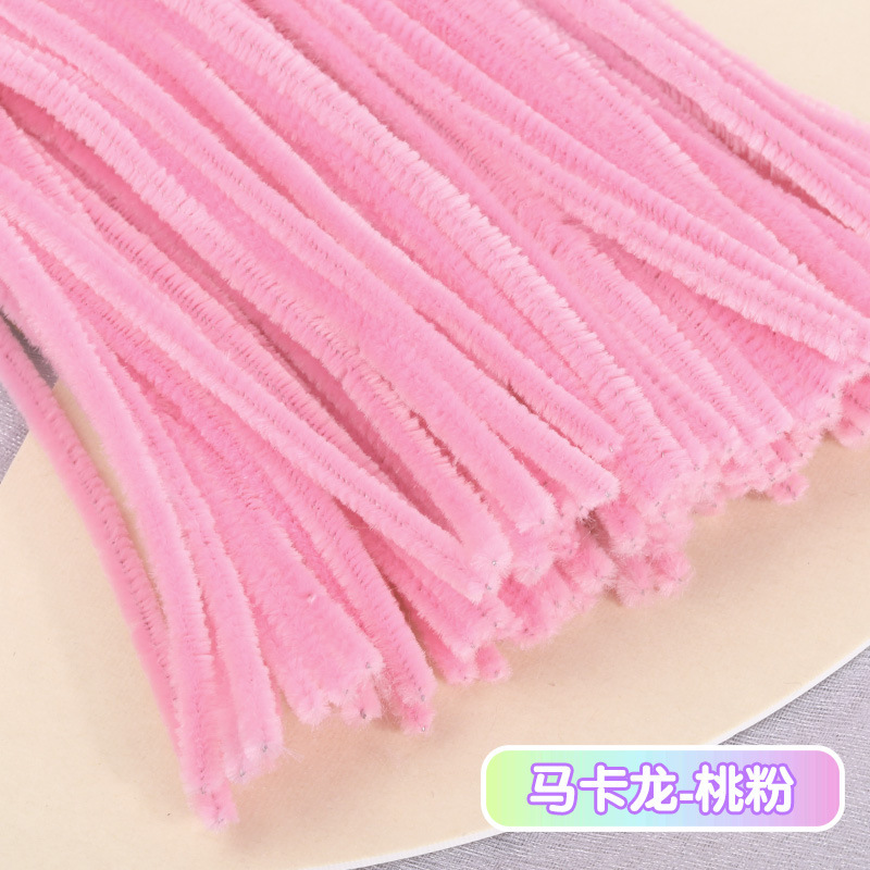 暗号化ねじり棒マカロン系diy花束材料バッグカラー毛根幼稚園児童手作り|undefined