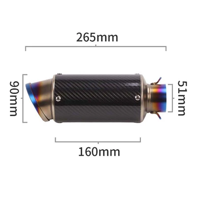 Motorcycle exhaust pipe – exhaust pipe ZX4RR/RC390/Z800