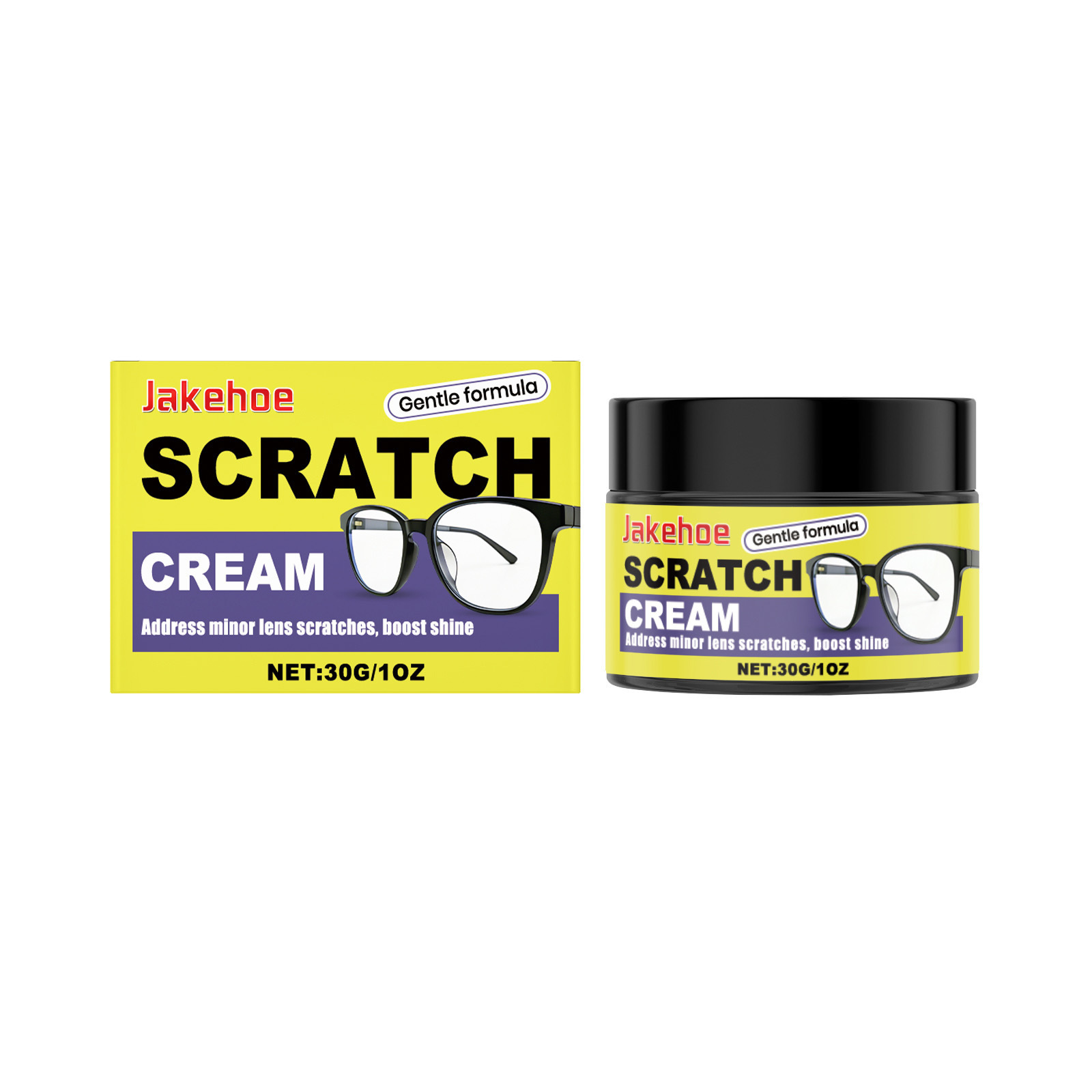 Jakehoe Eyelash Scratch Care Cream, limpieza y renovación de eyelashes para varios tipos de crema de cura de lentes image 6