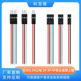 批发杜邦端子线2.54mm间距UL线航模玩具机器人延长线陀机接线端子