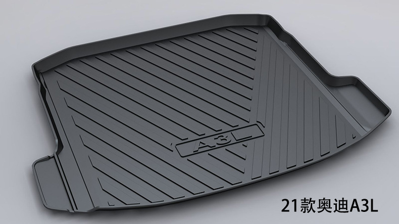 Cross-Border Special-Purpose 3D High-Edge Trunk Mat, Wear-Resistant, Scratch-Resistant, Waterproof Tpe Trunk Mat