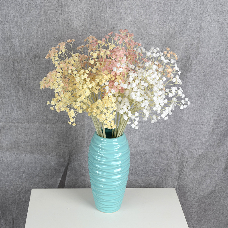 仿真花81個星星家居裝飾桌面擺設拍攝道具滿天星單支大星星滿天星