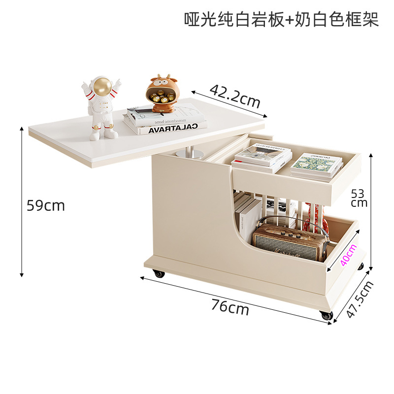 [밀크 화이트] 무광택 순백 슬레이트 [탈착식 리프팅]