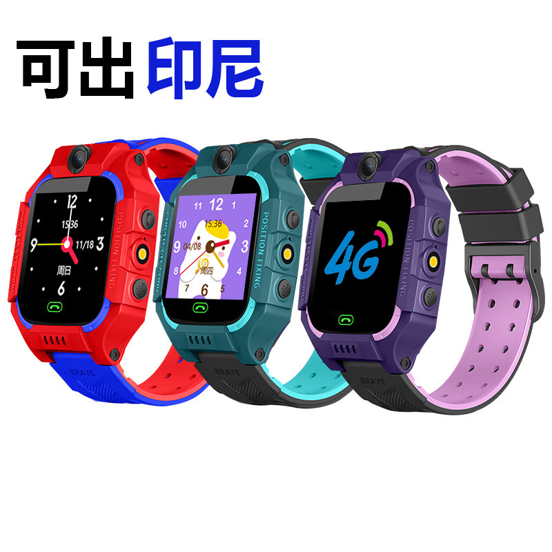 Foreign trade hot Z6 children's waterproof multi-function touch GPS positioning 4G video call Q19 smart phone watch Foreign trade hot Z6 children's waterproof multi-function touch GPS positioning 4G video call Q19 smart phone watch