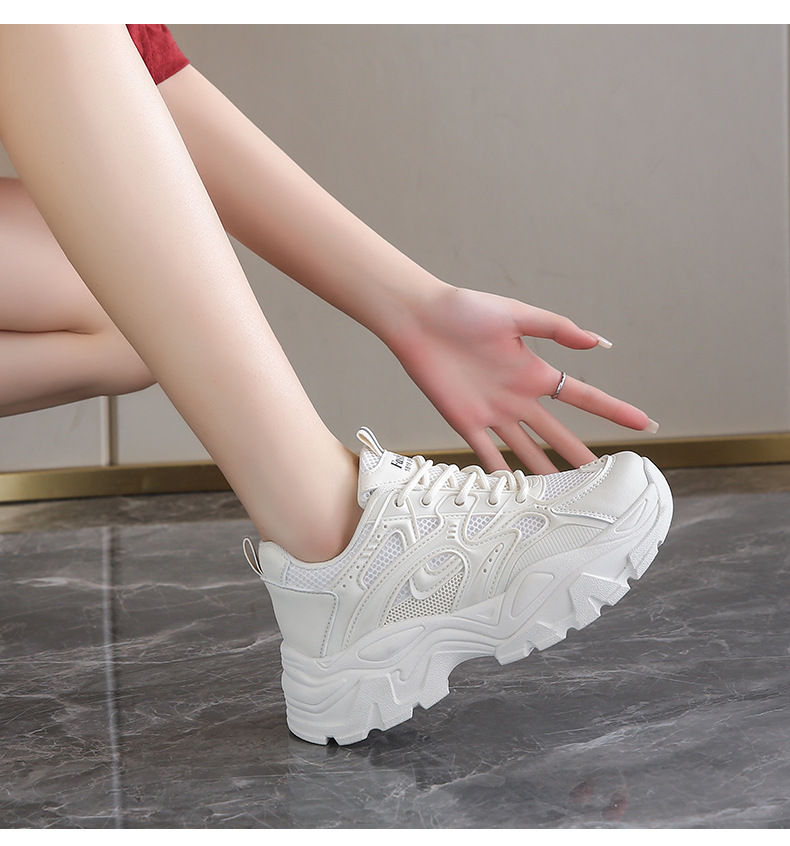 Women's Casual Shoes Breathable Platform Trainers For Spring Autumn_voghion.com