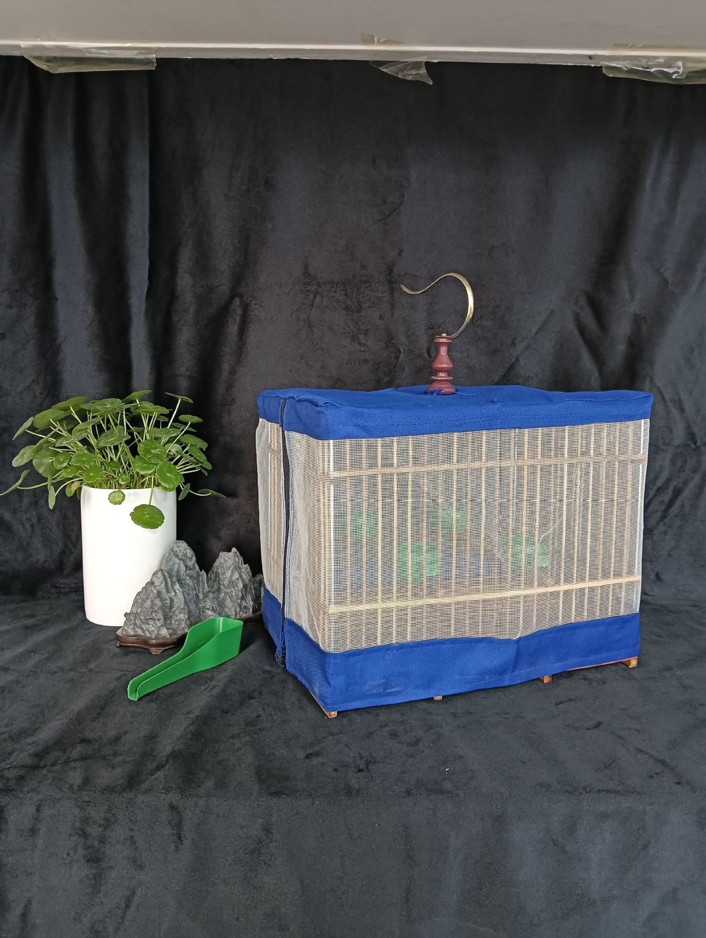 탄화 보라색 인기 직사각형 29.5*20*24 전체 세트 + 거즈 커버