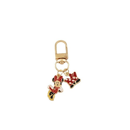Cartoon metal cute Mickey and Minnie Mouse keychain AirPods bag keychain pendant exquisite pendant