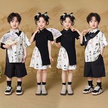 六一儿童表演服装男女童中国风国学汉服小学生运动会啦啦队演出服