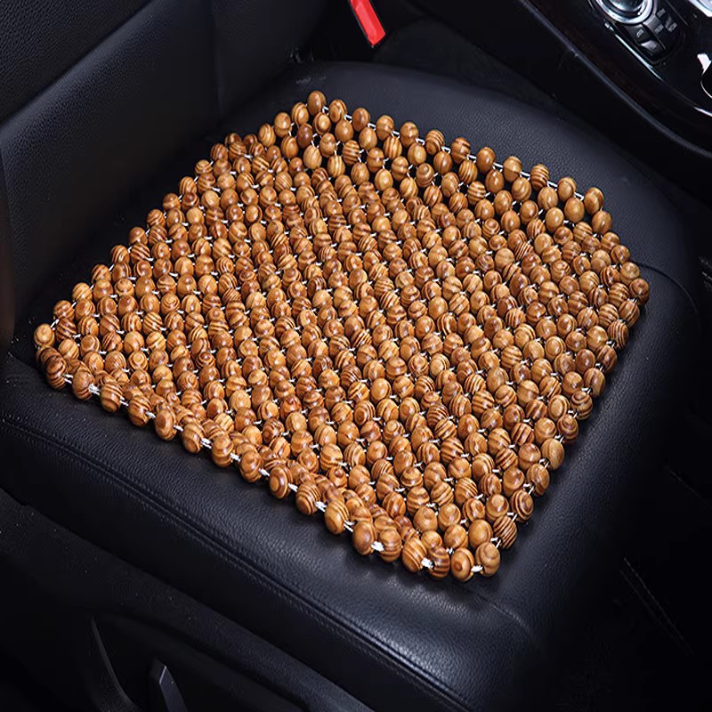 Single Piece Universal | Universal Seat cushion, seat cover - olive-green-square-cushion-without-bottom-cloth-pine-wood