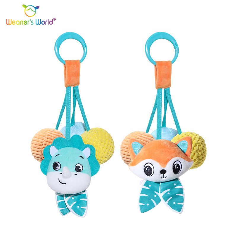 Stroller Toy Pendant Baby Bed Bell Bedside Rattle Car Safety Seat Soothing Toy Stroller Pendant