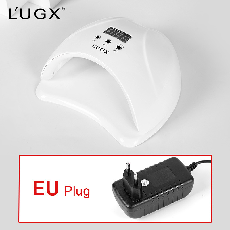 LUGX ouliyuan nueva máquina de fototerapia de uñas lámpara LED para hornear 48W de secado rápido inducción esmalte de uñas pegamento secador de lámpara de uñas