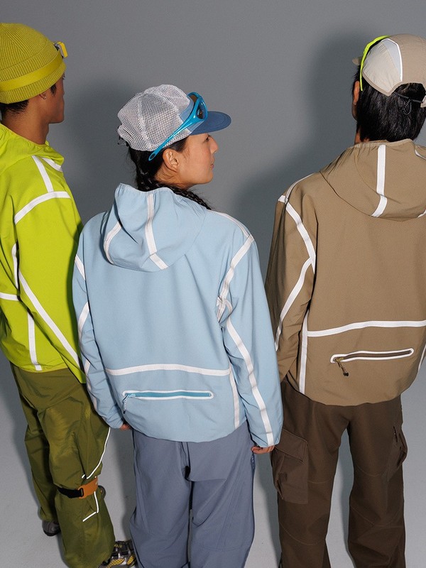 城市户外男女风壳运动轻量化放风防水压胶冬训服山系运动外套|undefined