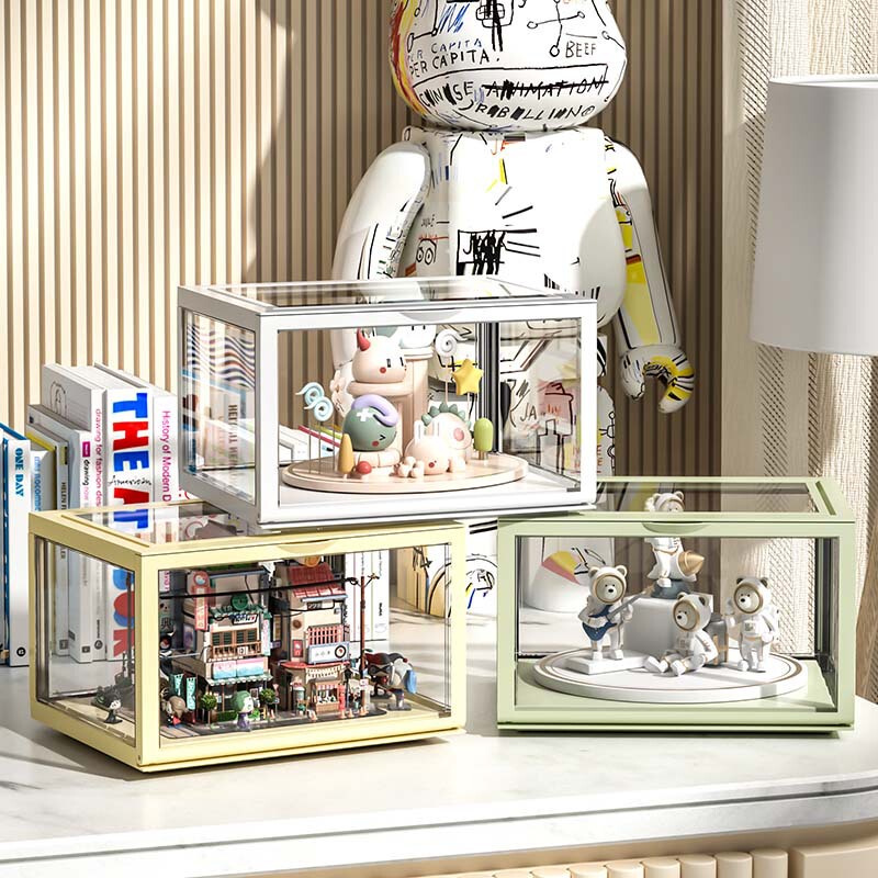 Blind Box storage display stand doll desktop hand-made dustproof storage box bubble Matt high transparent display box