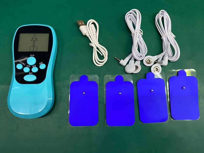 デュアル出力充電ブルースクリーンデジタル経絡マッサージ器低周波頚椎パルスマッサージ器理学療法器メーカー現物|undefined