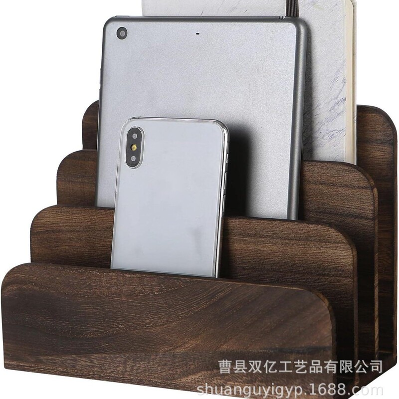 Bamboo Desktop File Mail Organizer Simple Book Stand File Rack Laptop Mobile Phone Charging Stand Bamboo Desktop File Mail Organizer Simple Book Stand File Rack Laptop Mobile Phone Charging Stand