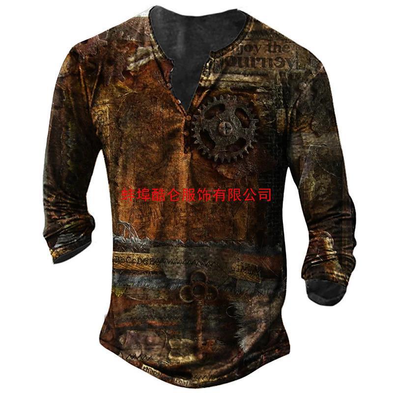 Retro long-sleeve