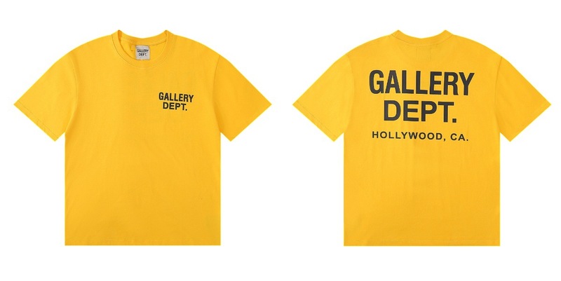正確版GALLERY DEPT美潮洗水高品質プリント半袖高街落書きtシャツ|undefined