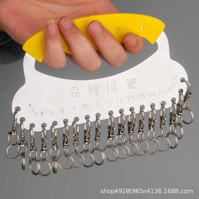 Placa de llaves de metal llave de almacenamiento de llaves de almacenamiento de clasificación de etiqueta de gestión llave de