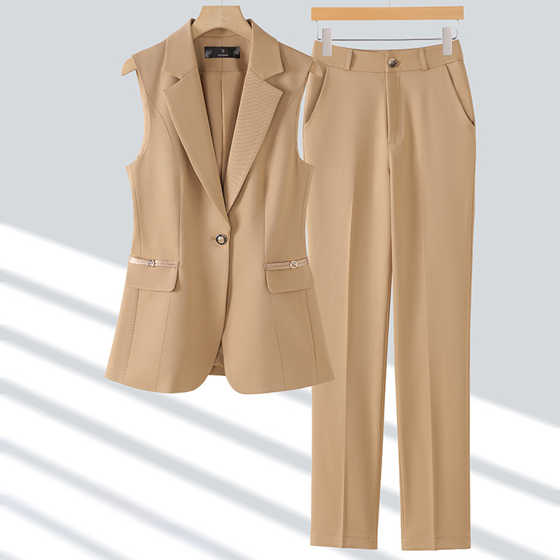high quality Women Fashion Temperament Vest Jacket, Business Office suit Trousers Formal suit Commuter Jacket high quality Women Fashion Temperament Vest Jacket, Business Office suit Trousers Formal suit Commuter Jacket
