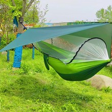 吊床速开蚊帐防蚊尼丝纺抗撕裂防侧翻单人双人露营出游野营透气