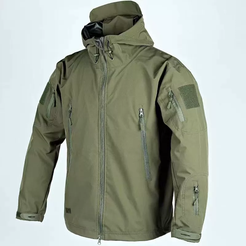 Куртка Travel Tactical, акула, тонкий камуфляжный плащ с капюшоном