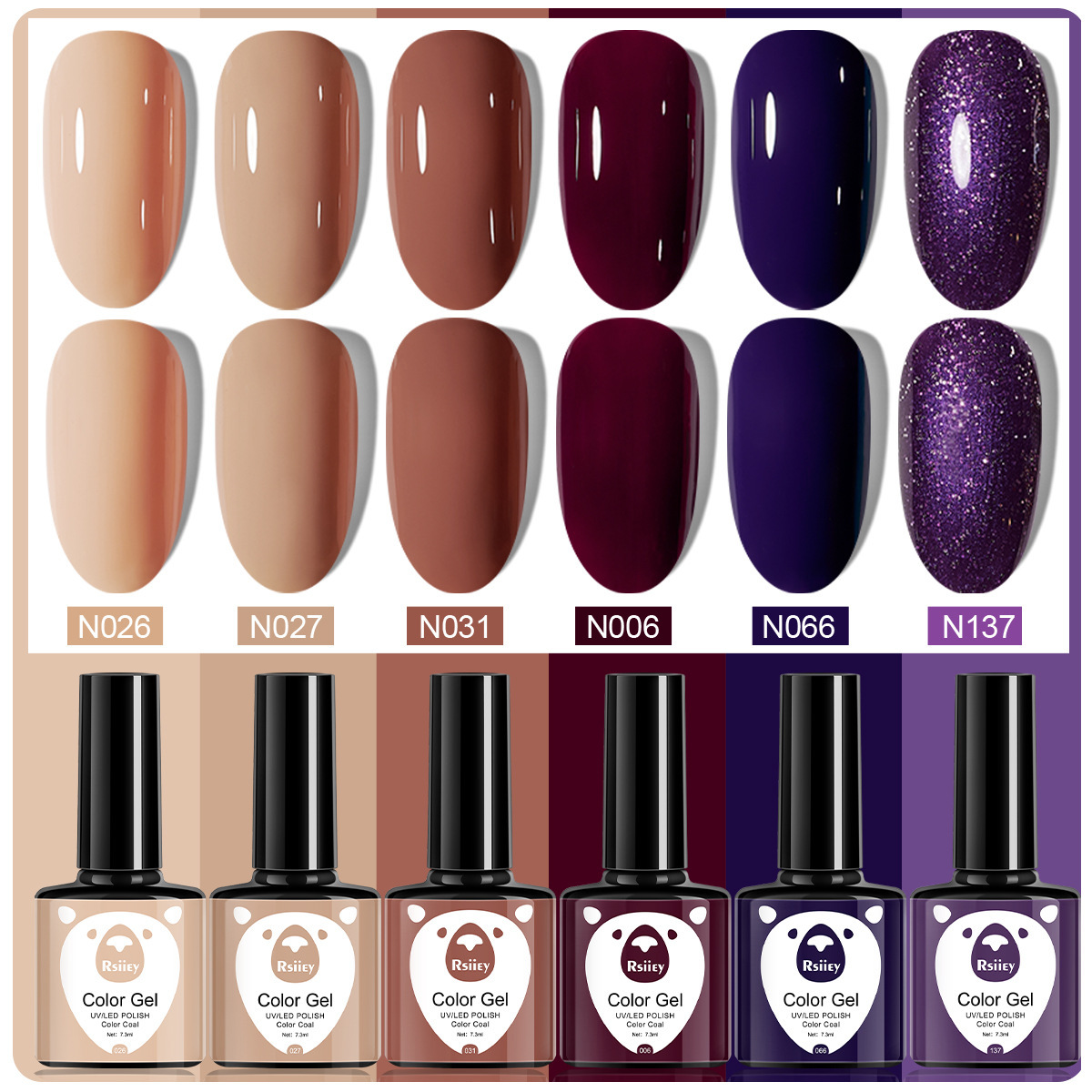 6 colores esmalte de uñas pegamento fototerapia embotellada color popular pintado brillante ojo de gato pegamento UV fototerapia pegamento esmalte de uñas traje de pegamento