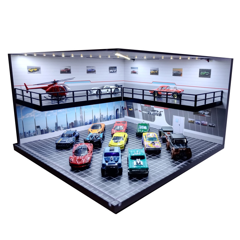 ☆1/64 Cocodake Diorama Plate H Set Hobby Japan HJ643007AD Mazda RX-7 (FD3S) Project D / Keisuke