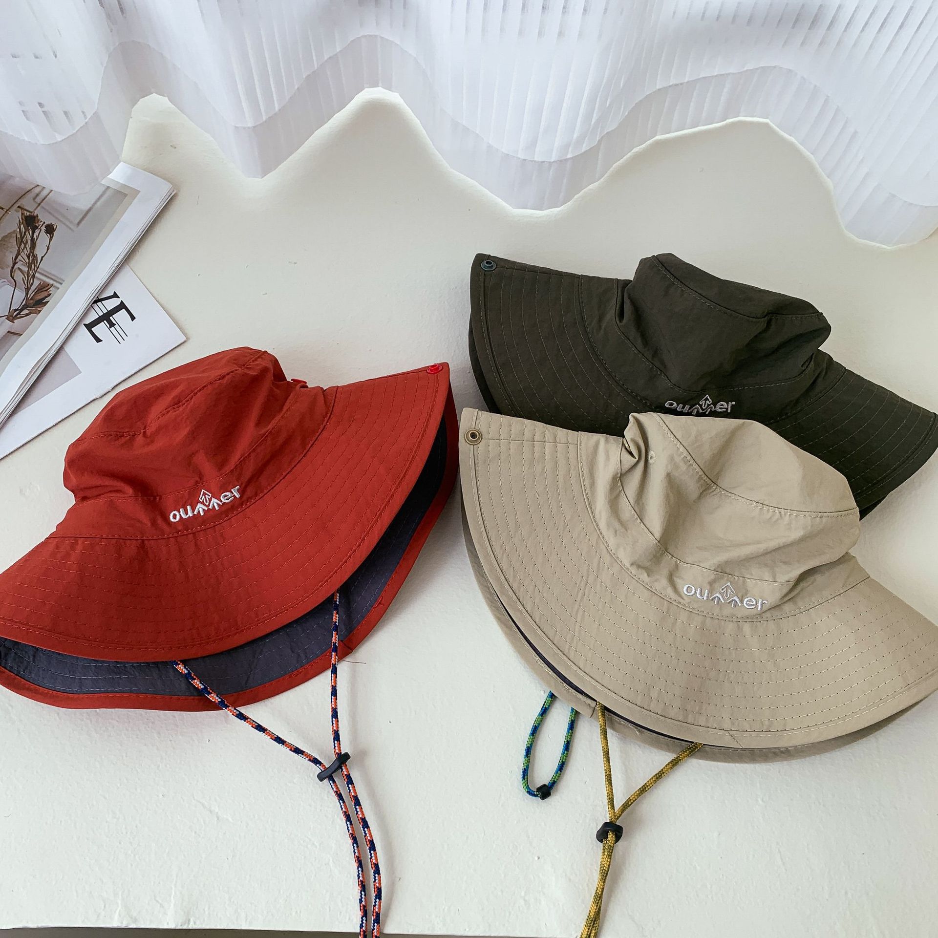 Sugar Pear ropa infantil sombrero de pescador de verano delgado 2026 protección solar ocio para niños y niñas bebés al aire libre sombrero solar