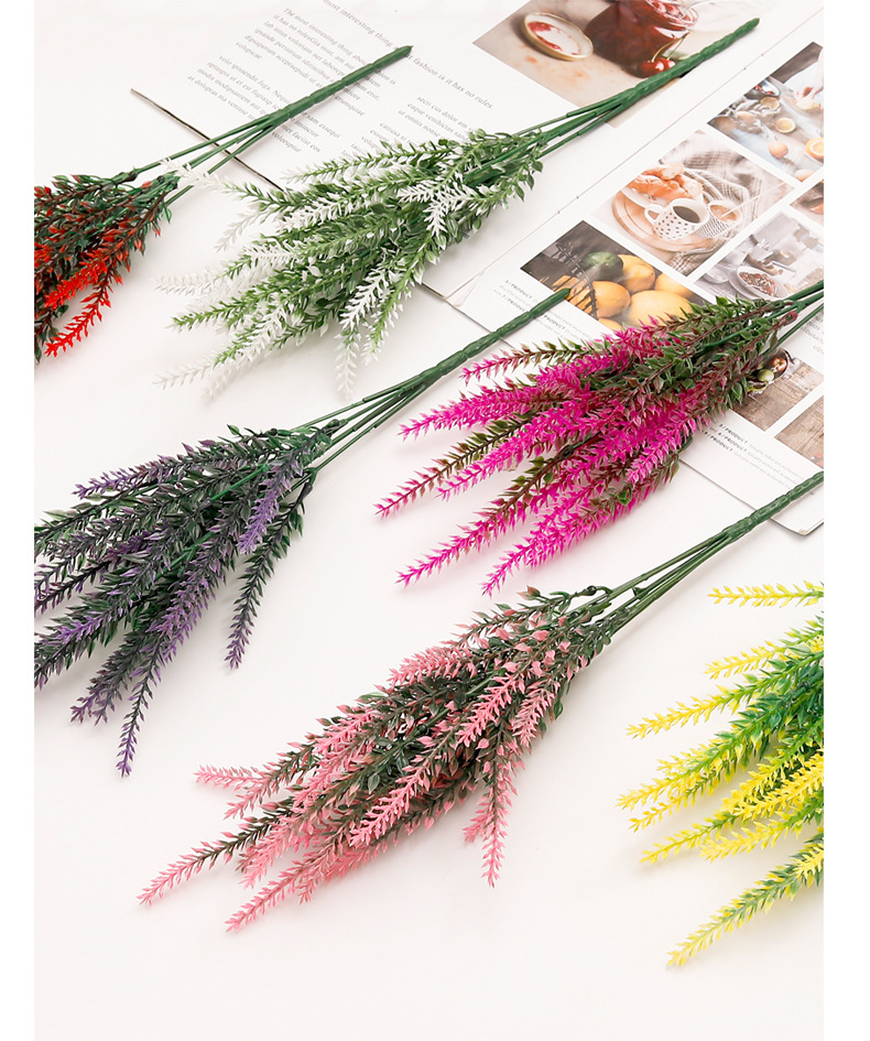 Artificial Lavender Flowers For Home And Wedding Decoration_voghion.com