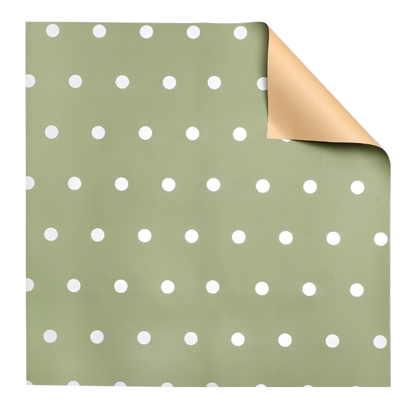 Huashi Wa Points Papel de embalaje de flores impermeable ramo DIY flor florista regalo de papel de embalaje de flores