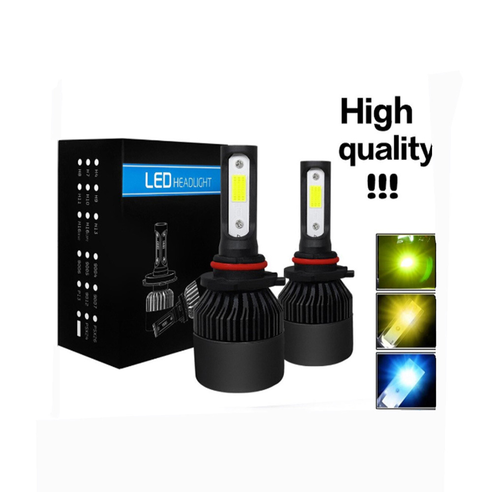 Tcyato Factory Direct Supply Black C6 Led Car Headlights Black H79005 H11H4 Led Car Light Bulbs