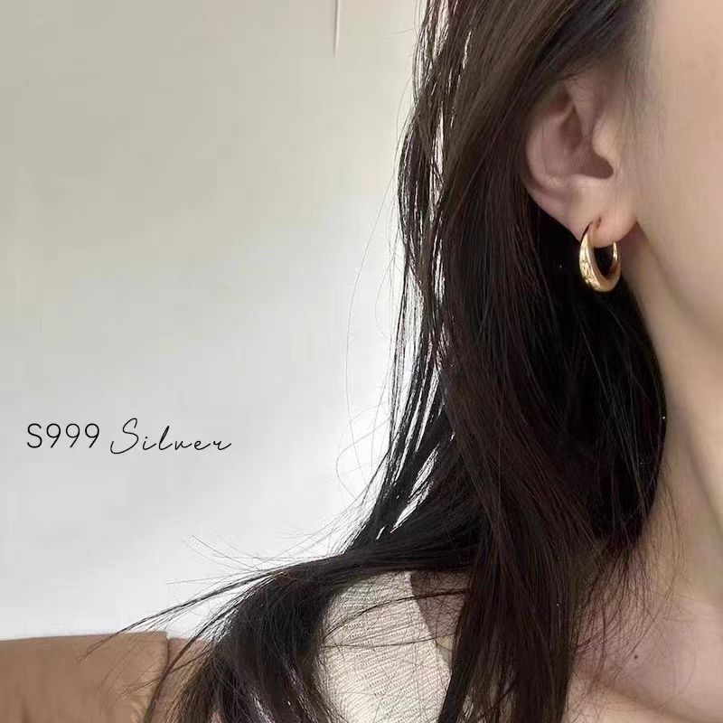 Pendientes de metal de alta gama, diseño minimalista y moderno, para mujer 2024, suministro al por mayor