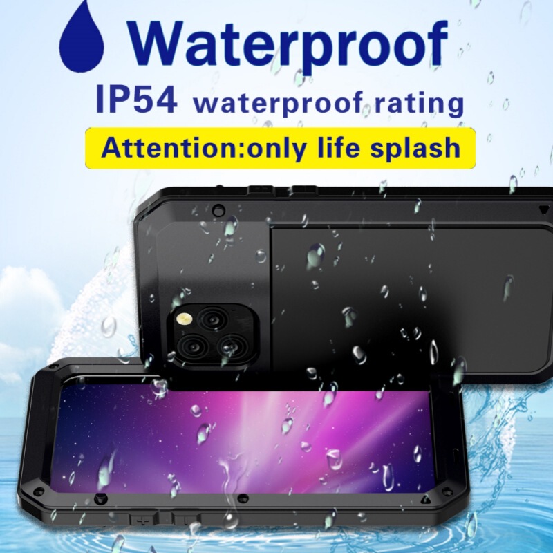 Three-proof waterproof case for Apple 12 iPhone phone case Apple 11 metal waterproof case all-inclusive protective case Three-proof waterproof case for Apple 12 iPhone phone case Apple 11 metal waterproof case all-inclusive protective case