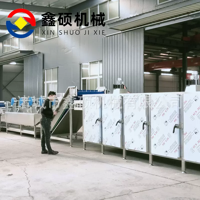 大枣枣干304不锈钢清洗烘干流水线  果蔬药材连翘多层带式烘干机