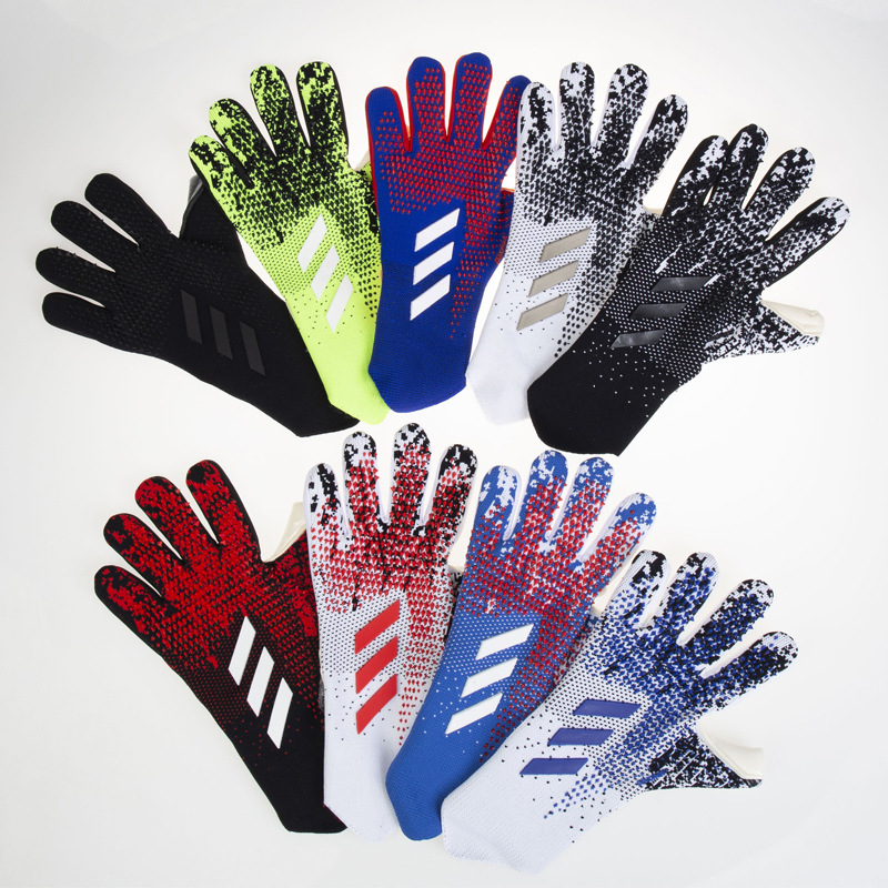 Guantes de juego de portero de fútbol Guantes de látex para adultos profesionales Guantes de goma de entrenamiento antideslizante resistente al desgaste Guantes de goma al por mayor