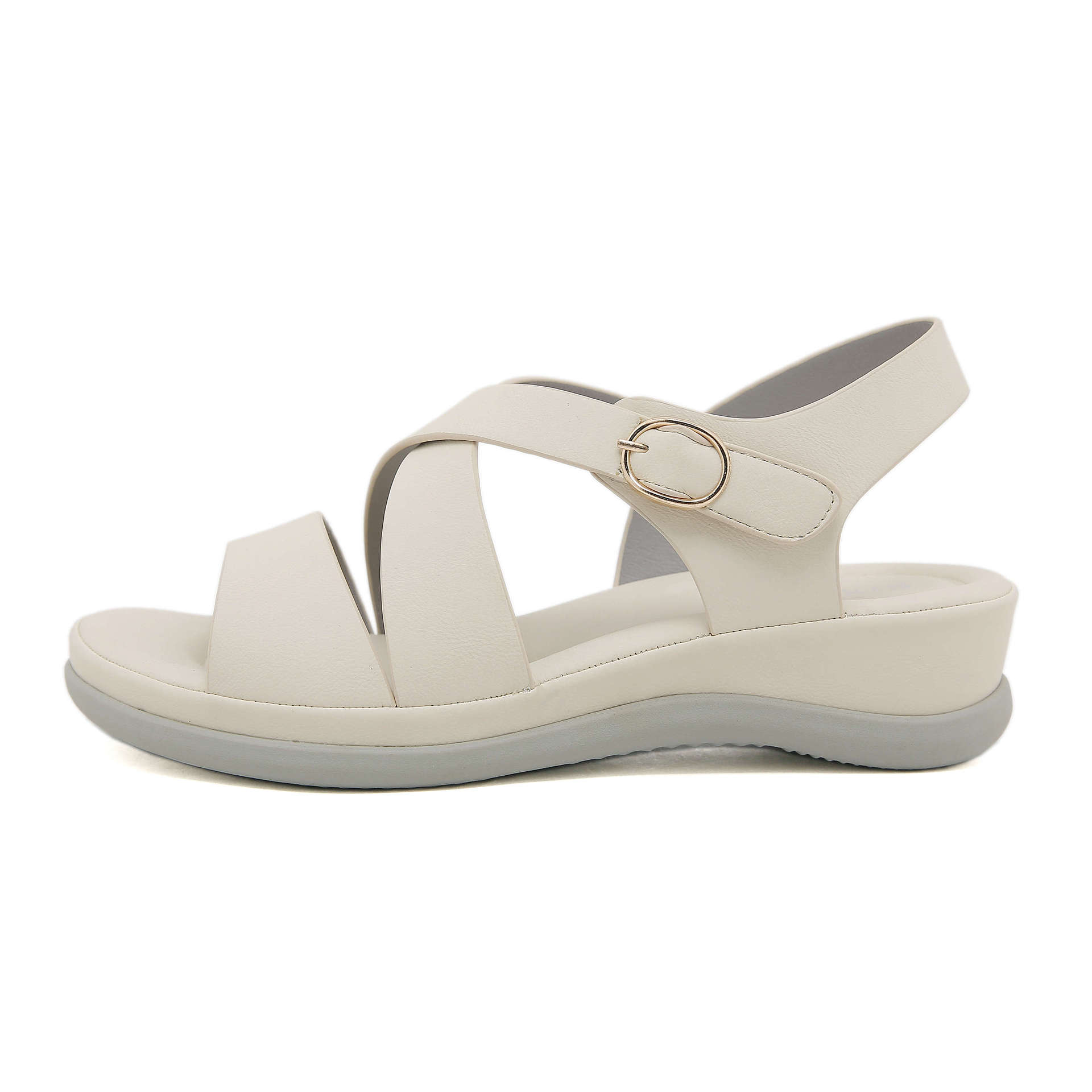 JS554-1 verano 2025 sandalias dulces mujeres generosas moda comercio exterior sandalias de plataforma de gran tamaño zapatos de playa al por mayor